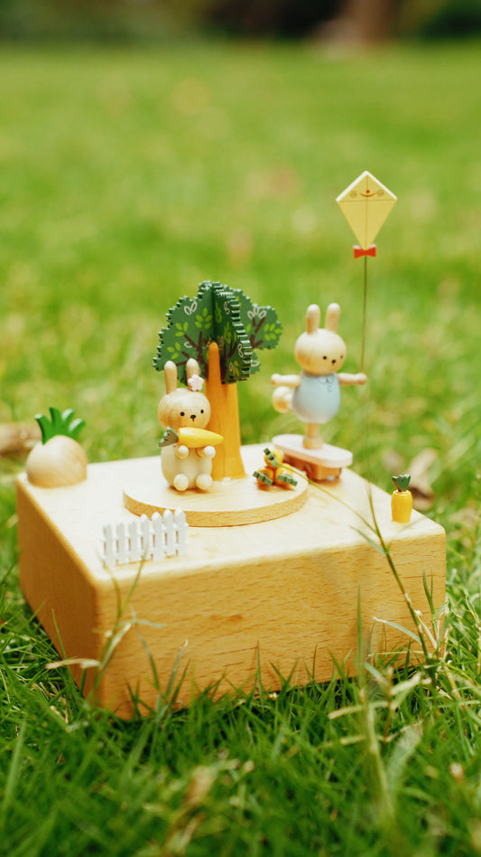 Wooden Music Box by Amy