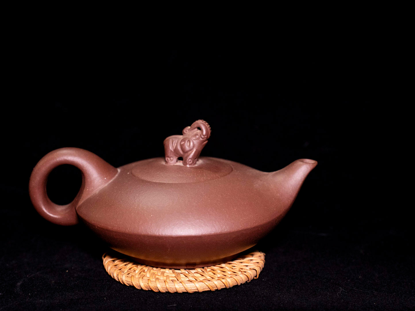 Handcrafted Purple Clay Teapot