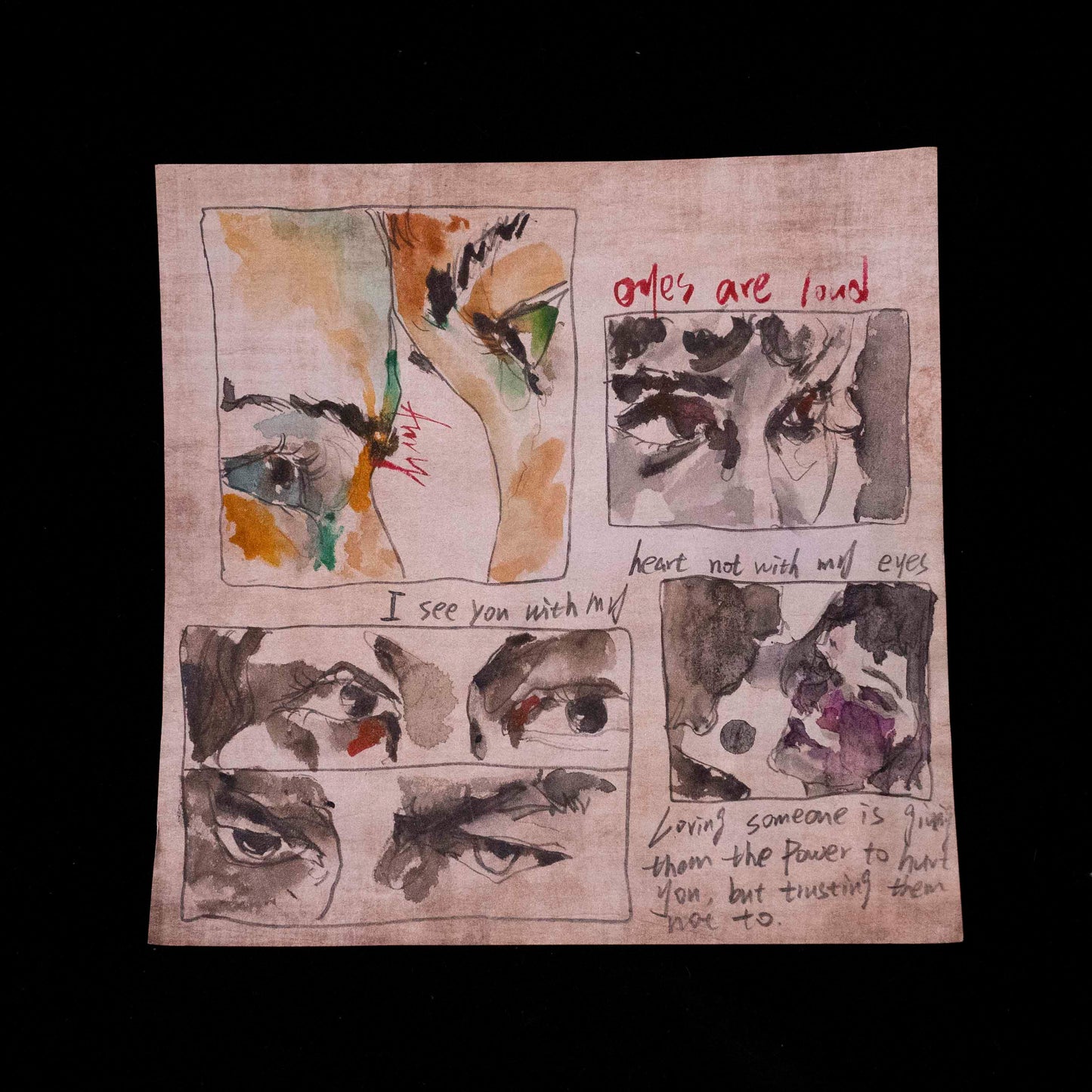 Augen des Herzens (Original handgezeichnete Skizze von Amy)