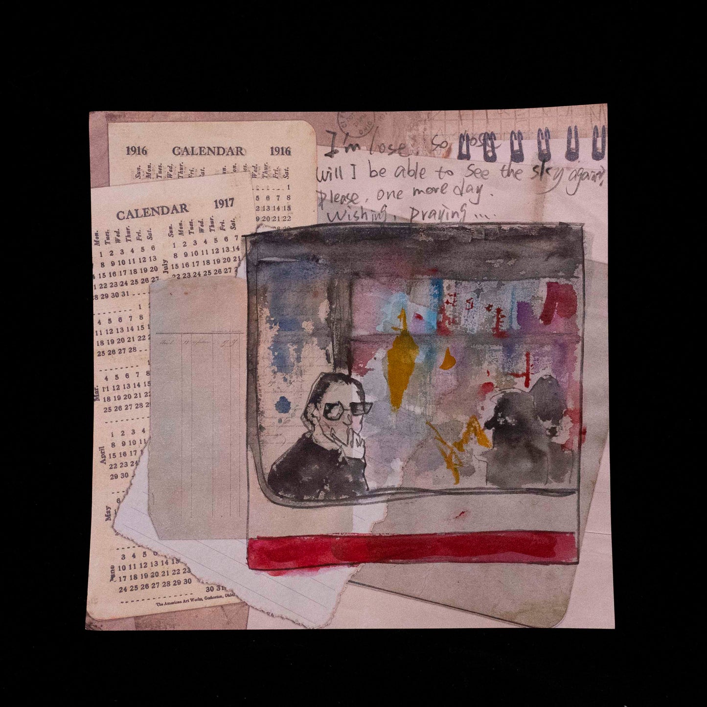 Silent Vision（original hand-drawn sketch by Amy)