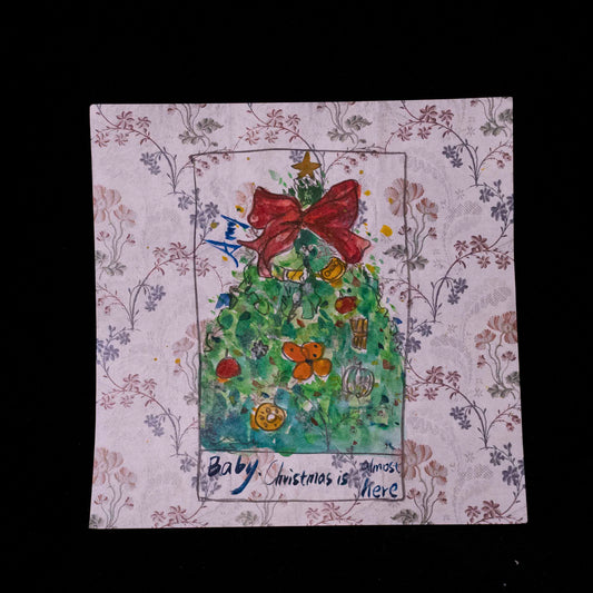 The Gift of Christmas（original hand-drawn sketch by Amy)