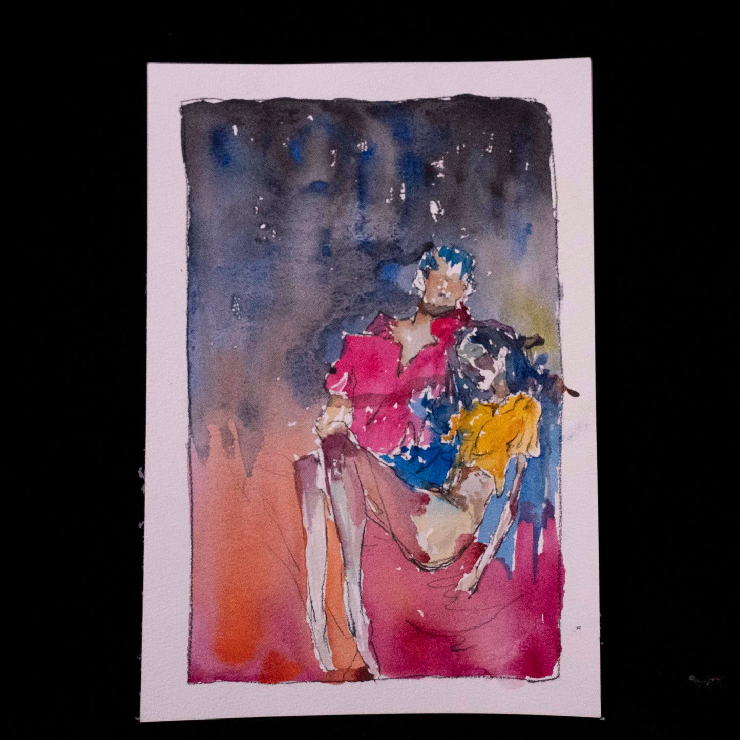 The Colors of Affection（original hand-drawn sketch by Amy)