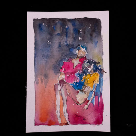 The Colors of Affection（original hand-drawn sketch by Amy)