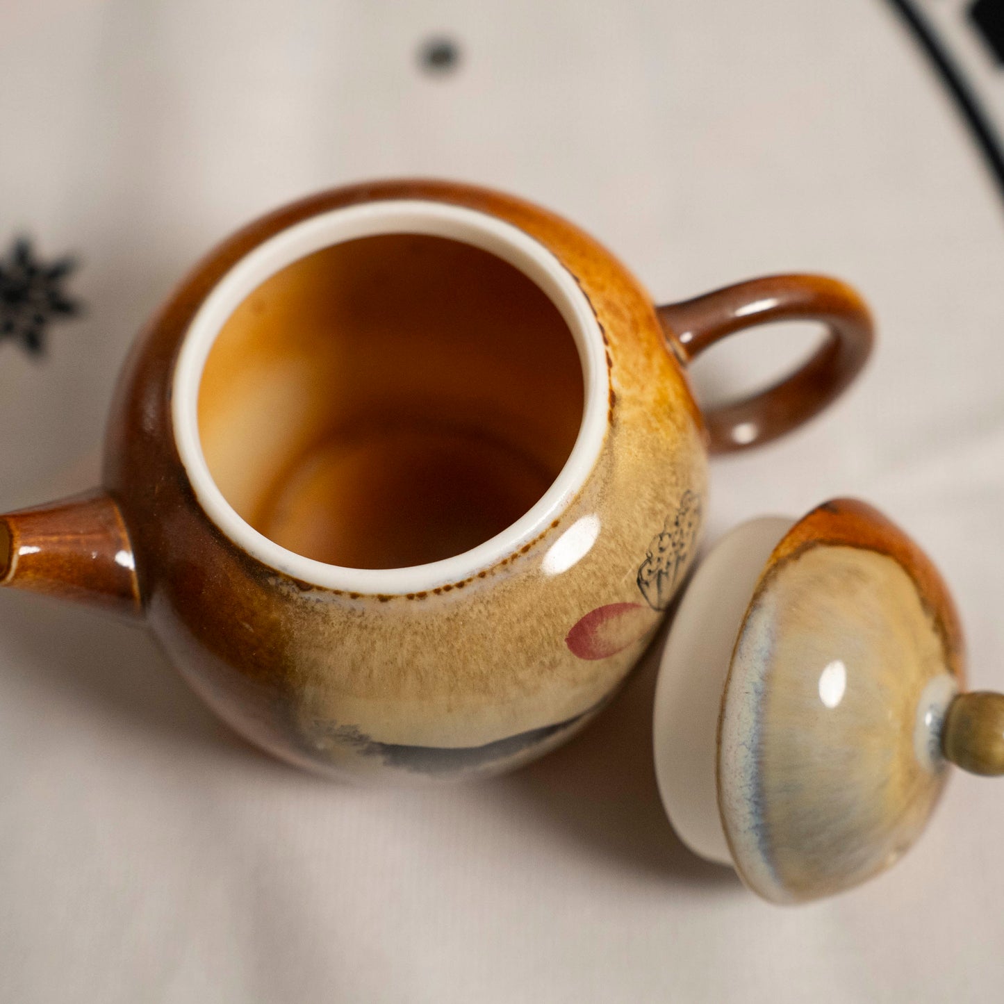 Handpainting Ceramics Teapot by Jack&Amy
