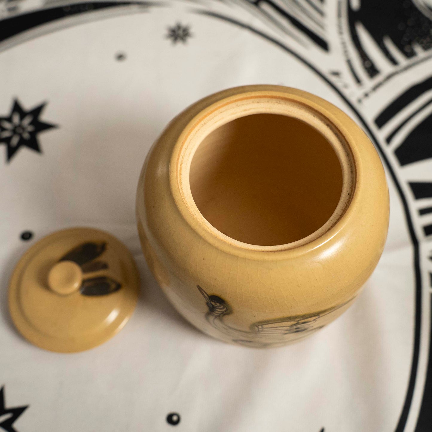 lovebirds Ceramics Can by Jack&Amy