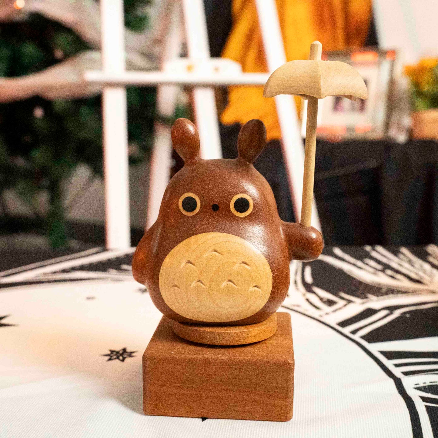 Wooden Dragon cat Music box by Amy